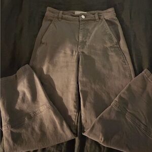 Everlane Gray High-Waisted Utility Pants